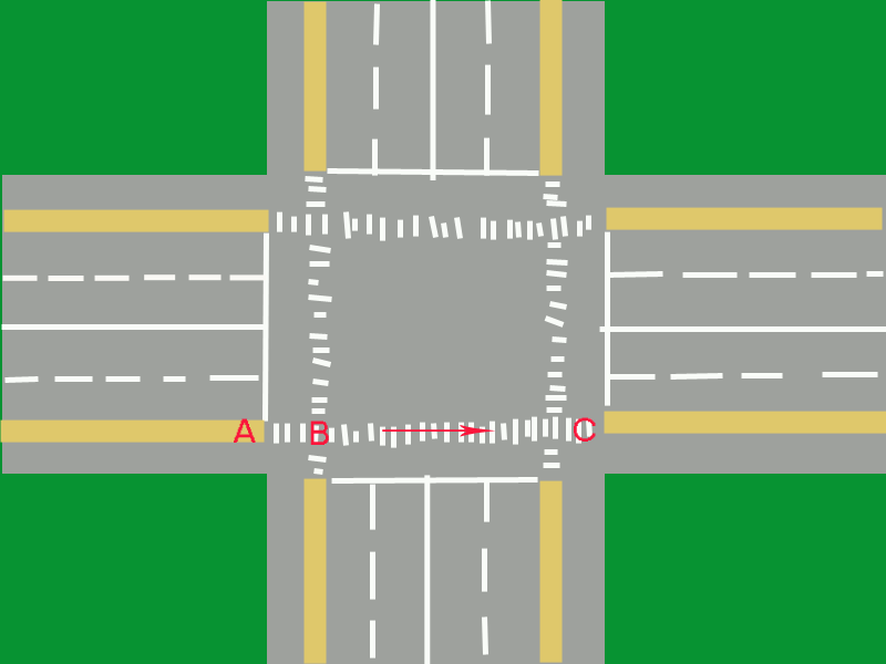 如何通过十字路口?
